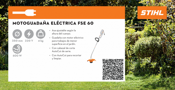 Bordeadora Eléctrica FSE 60 Stihl - STIHL