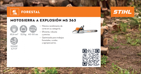 Motosierra MS 363 Stihl - STIHL