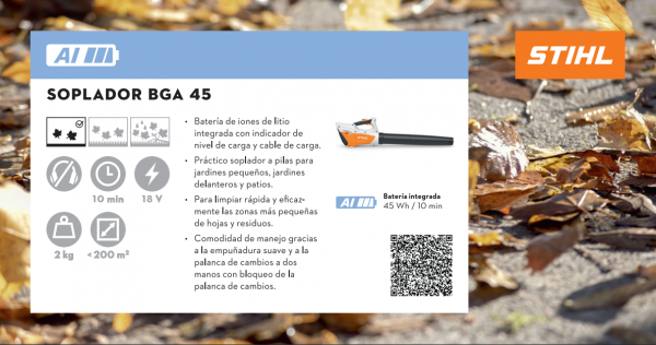 Soplador de mano BGA 45 Stihl - STIHL