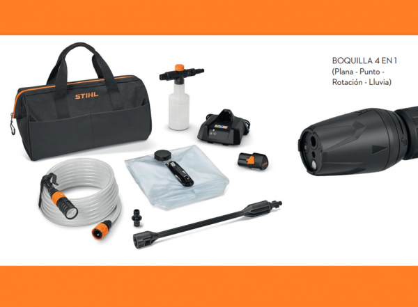 Hidrolavadora compacta RCA 20 Stihl - Set con accesorios - STIHL