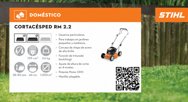 Cortadora de césped Naftera RM 2.2R - Stihl - STIHL