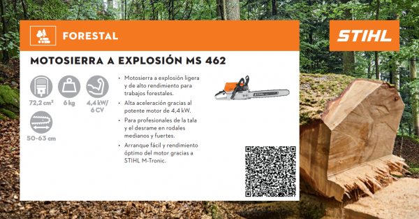 MOTOSIERRA MS 462 - STIHL