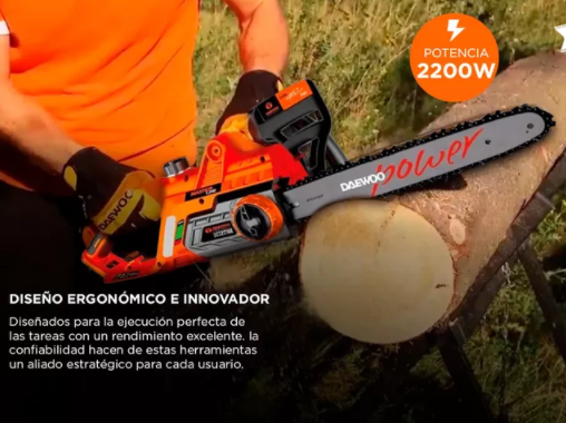 Motosierra Eléctrica Daewoo - 2200W - DAEWOO