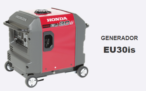 Generador portátil Inverter insonorizado monofásico EU30IS1 Honda - HONDA