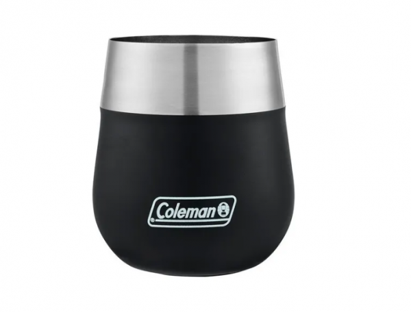 VASO MATE TERMICO ACERO INOXIDABLE CLARET NEGRO 384ML - COLEMAN