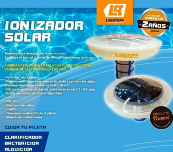 Ionizador solar para piletas LQ-IONSOL Lusqtoff - LUSQTOFF