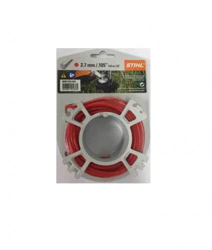 Hilo corte redondo Ø 2,7 mm x 9,0 m rojo stihl - STIHL