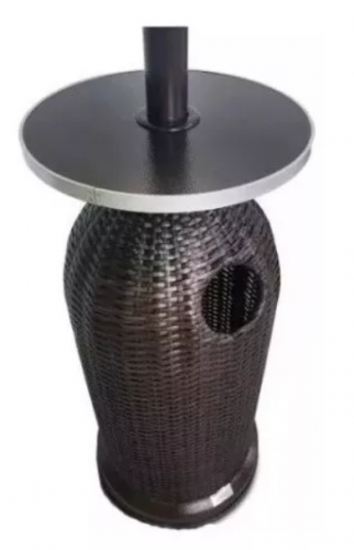 Calefactor Estufa para exterior a gas - Tipo 'Chino' diseño Ratán JK-1009 - LUSQTOFF