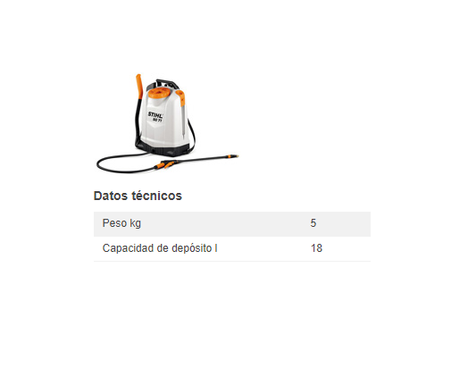 Pulverizador SG 71 Stihl - STIHL