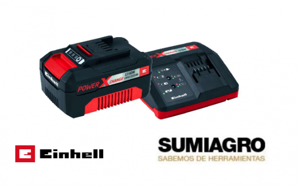 Batería 3,0Ah y cargador de al Starter Kit 3.0 Ah - EINHELL