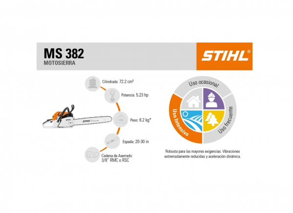 Motosierra MS 382 Stihl - STIHL