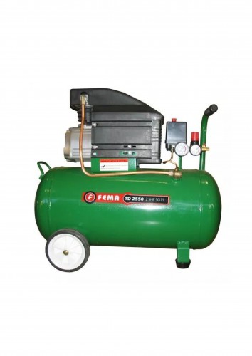 COMPRESOR FEMA 2.5 HP X 50 LT 220 V + KIT 5 PIEZAS - FEMA