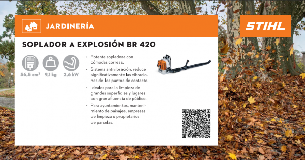Soplador a explosión Stihl - BR 420 - STIHL