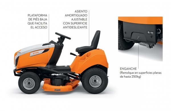 Tractor cortacésped Modelo RT 4112 de 17 HP - Stihl - STIHL