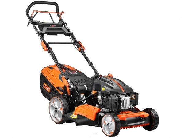 Cortadora de Cesped CASTEL GARDEN con motor 6 HP - 21" de corte - 4 en 1 autopropulsada - CASTEL GARDEN