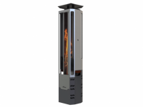 Calefactor Estufa para exterior Oslo pellets Tromen - Columna de fuego