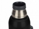 Termo Kushiro negro 1000ml con manija - 24 hs - KUSHIRO