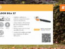 Soplador Inalámbrico Stihl - BGA 57 - Sistema AP 36 V - STIHL