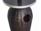 Calefactor Estufa para exterior a gas - Tipo 'Chino' diseño Ratán JK-1009 - LUSQTOFF