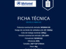 Soldadora Inverter MMA - 220 V - 20/160 A - protección contra golpes y - MOTOMEL